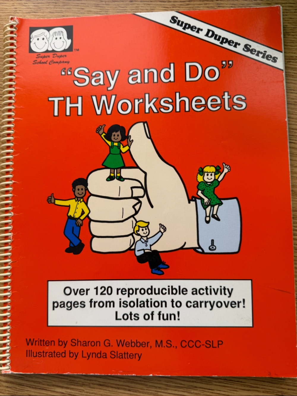 Say and Do® TH Worksheets reproducible activity pages Speech Therapy Super Duper
